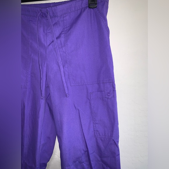 SB Scrubs Purple Drawstring Scrubs - Picture 2 of 9